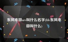 东风本田urv叫什么名字(life东风本田叫什么)