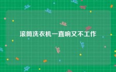 滚筒洗衣机一直响又不工作