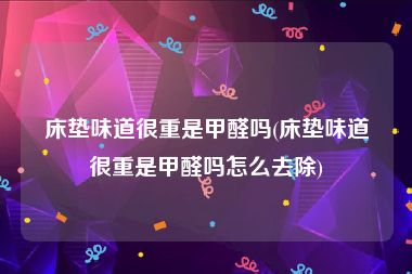 床垫味道很重是甲醛吗(床垫味道很重是甲醛吗怎么去除)